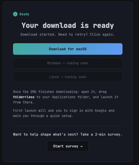 Download page